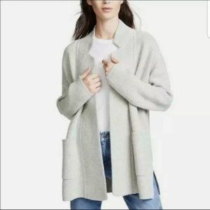 Madewell Spencer Sweater-Coat, Grey, size XS